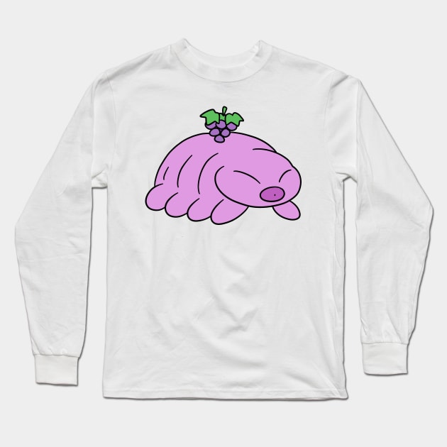 Grapes Waterbear Long Sleeve T-Shirt by saradaboru